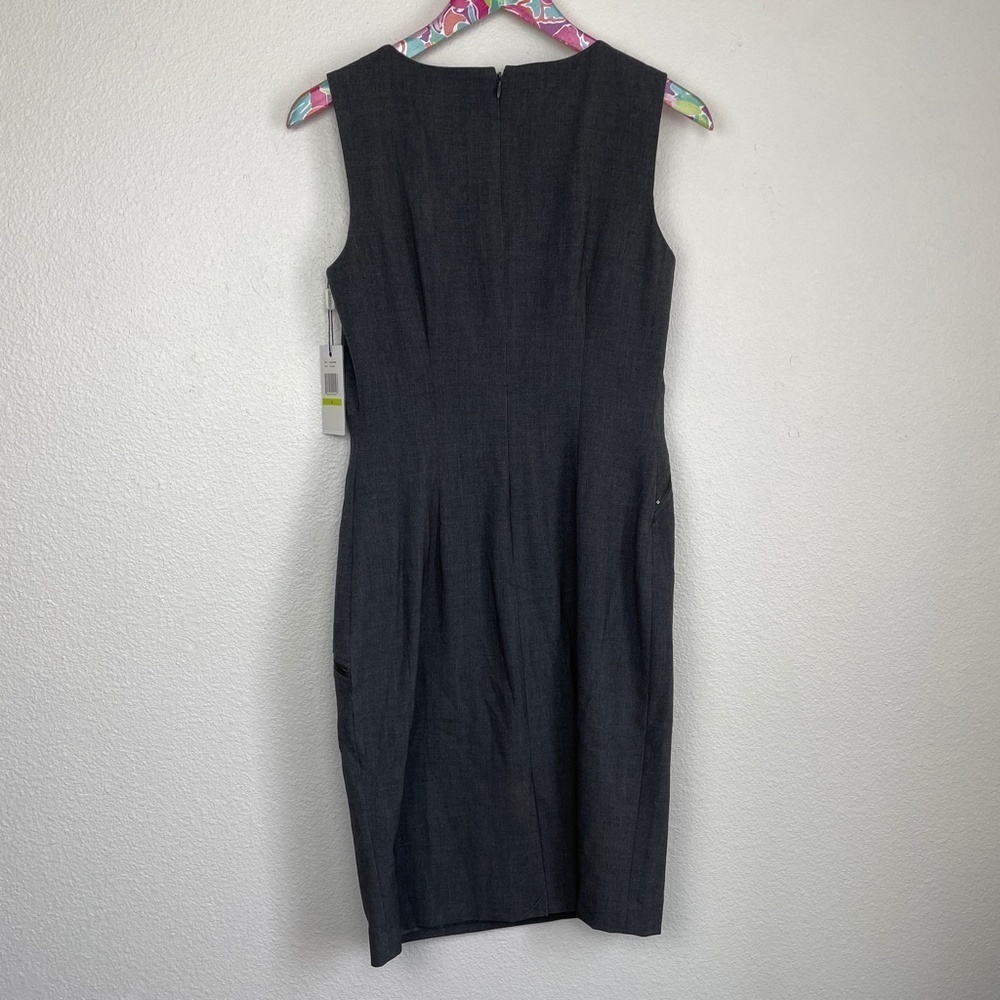 NWOT Calvin Klein zipper dress size 4 // 1872 - Picture 6 of 7